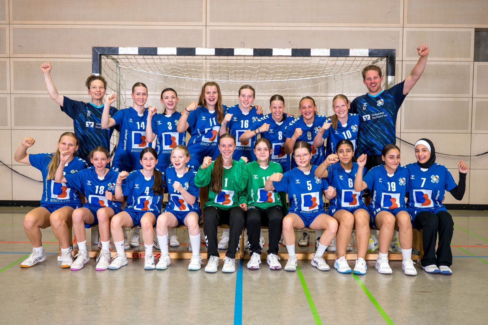 Gruppenbild der weiblichen C-Jugend 2026-2027